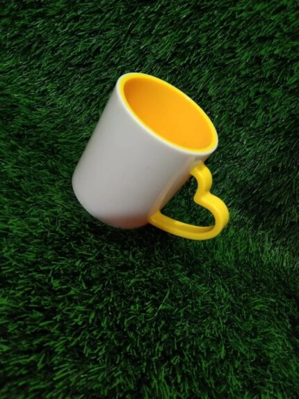 150ml Heart Handle Polymer Sublimation Mug