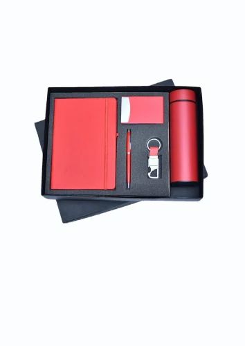 Black Diary Pen Key Chain Card Holder Set