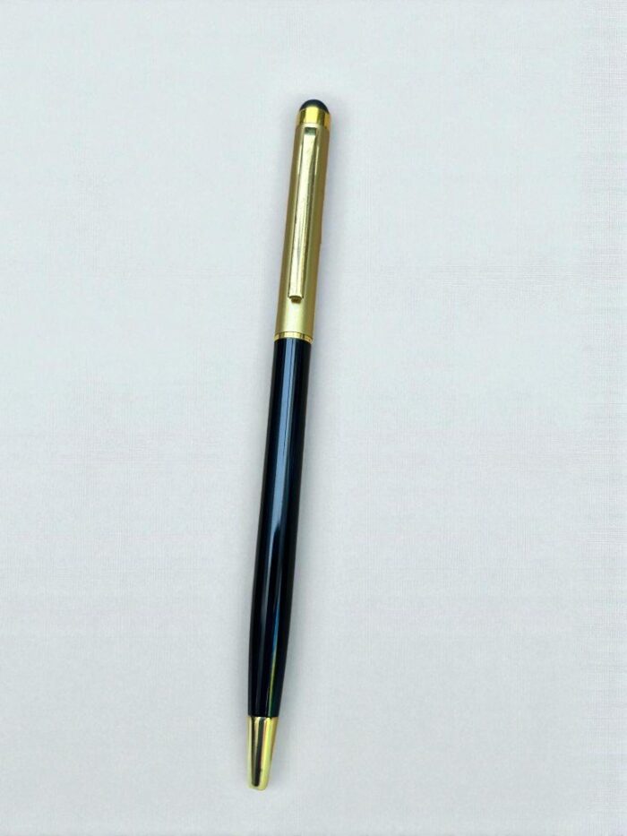 MP-49 Premium Black & Gold Ball Pen – Elegant Executive Writing Instrument