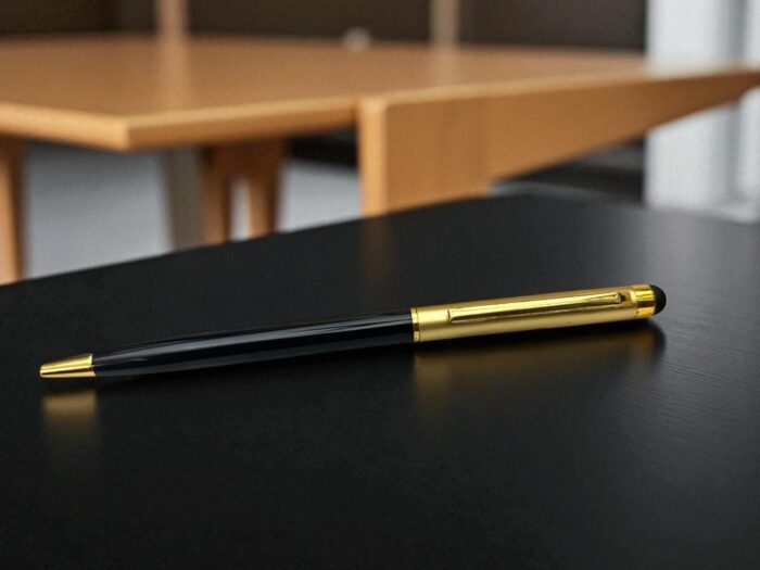 MP-49 Premium Black & Gold Ball Pen – Elegant Executive Writing Instrument - Image 2