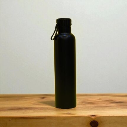 750 ml Matte Black Stainless Steel Bottle – Sleek Insulated Water Bottle for Custom Branding
